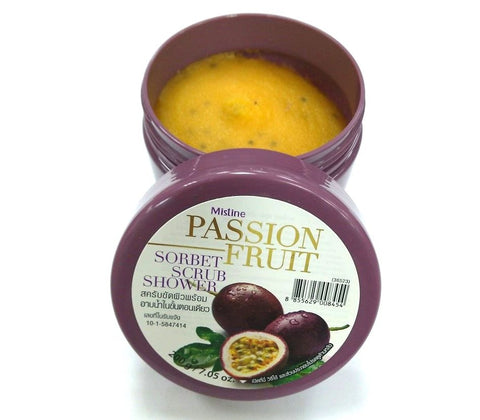 Mistine Passion Fruit Sorbet Scrub Shower 200 g., Скраб-щербет с маракуйей 200 гр.