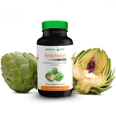 Herbal One Artichoke Capsule 60 caps., Пищевая добавка "Артишок" для здоровья печени 60 капсул