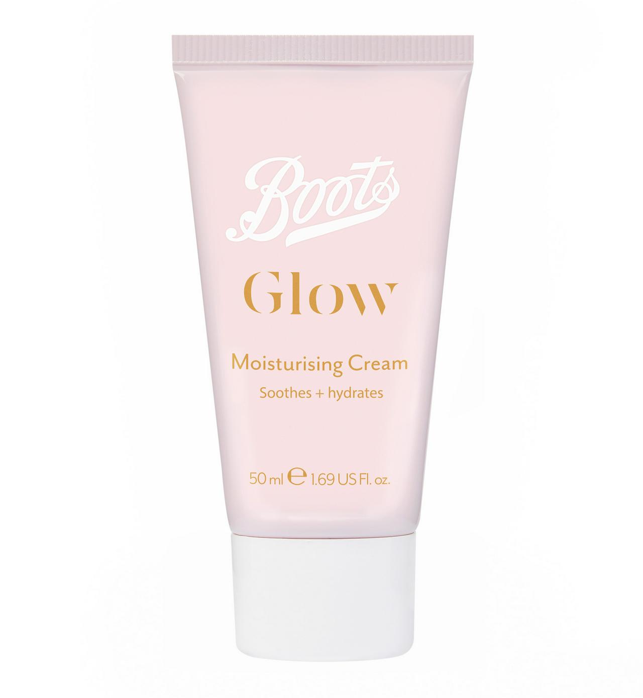 Boots Glow Moisturising Cream Soothes+hydrates 50 ml., Увлажняющий крем для здорового сияния кожи 50 мл.