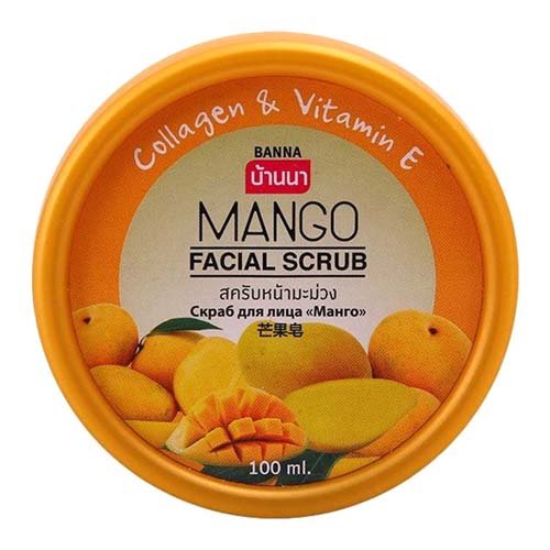 Banna Facial Scrub 100 ml., Фруктовый скраб для лица в ассортименте 100 мл.