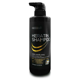 Carebeau Hair Keratin Shampoo 400 g., Кератиновый шампунь для восстановления волос 400 гр.