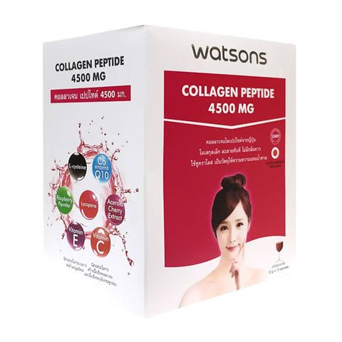 Watsons Collagen Peptide 4500 mg. 10 g.*15 sachets, Коллаген Пептид питьевой 4500 мг. 10 гр.*15 саше