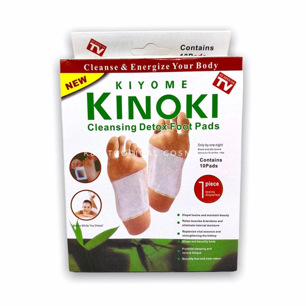 KIYOME KINOKI Cleansing Detox Foot Pads 10 pcs., Детокс-патчи для ступней 10 шт.