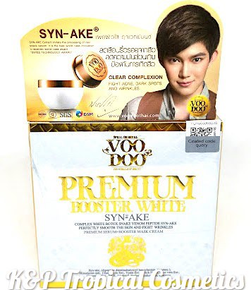 Voodoo Premium Booster White Syn-Ake Cream 30,5 ml., Омолаживающий ботокс-крем со змеиным ядом 30,5 мл.