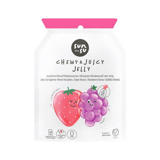 Sunsu Chewy Konjac Jelly (16 g.*6 pcs.) 96 g, Фруктовые конфеты-желе (16 гр.*6 шт.) 96 гр.