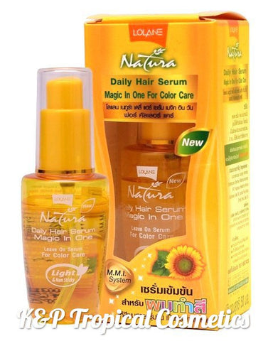 LOLANE Daily Hair Serum Magic in one for colour hair(Yellow) 50 ml., Концентрированная сыворотка специально для окрашенных волос 50 мл.