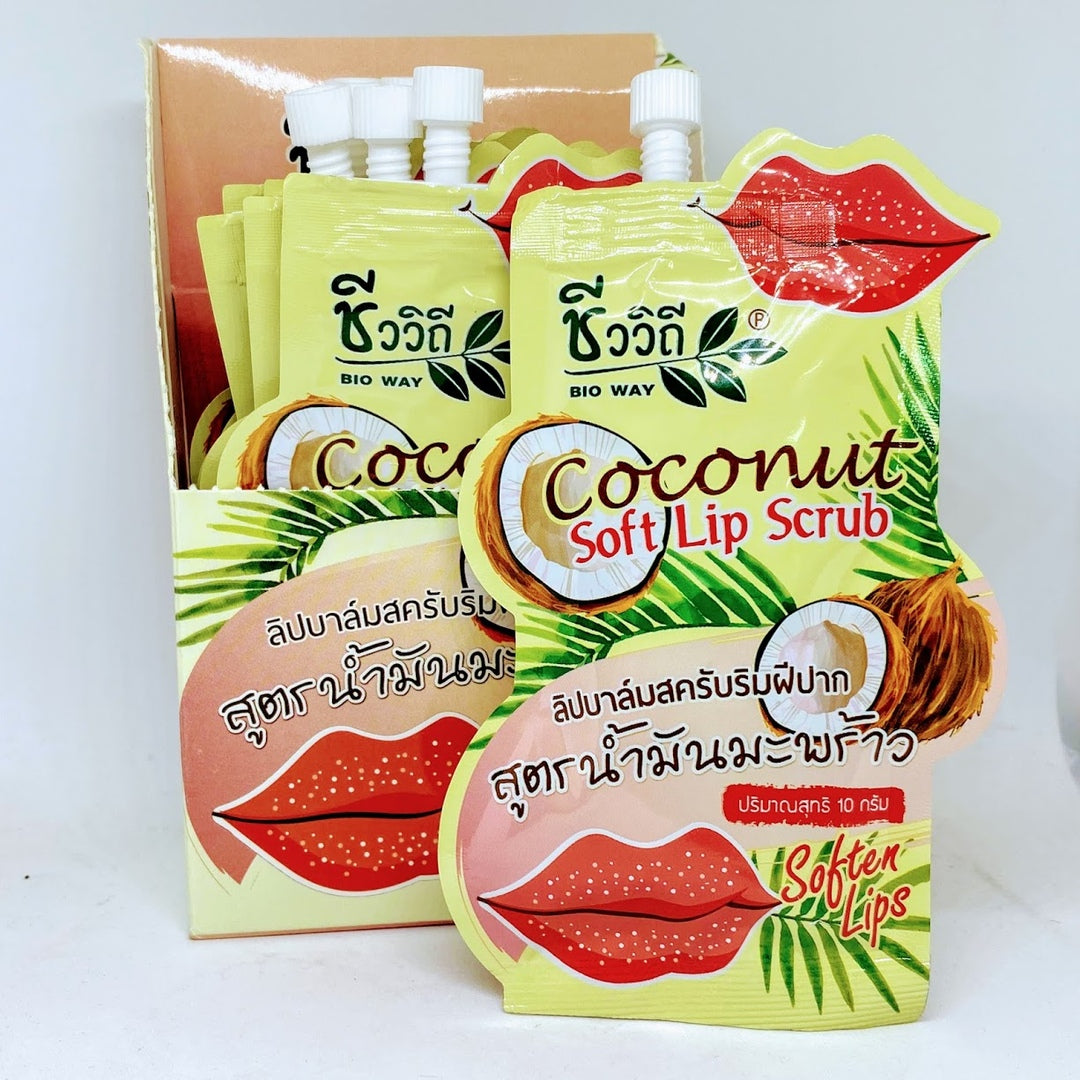 Bio Way Coconut Soft Lip Scrub 10 g., Кокосовый скраб для губ на основе сахара 10 гр.