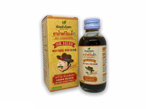 Ouayun Mr. Herb Mixture for Kids 60 ml., Детский сироп от кашля Mr. Herb с эмбликой и корнем солодки 60 мл.