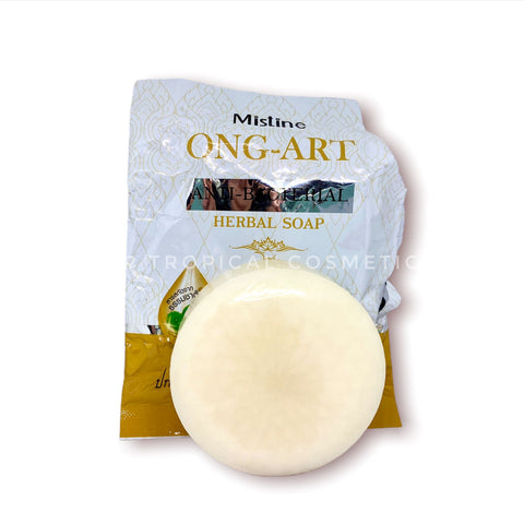 Mistine Ong-Art Anti-Bacterial Herbal Extract Soap 120 g., Отбеливающее мыло "Ong-Art" с травяными экстрактами 120 гр.