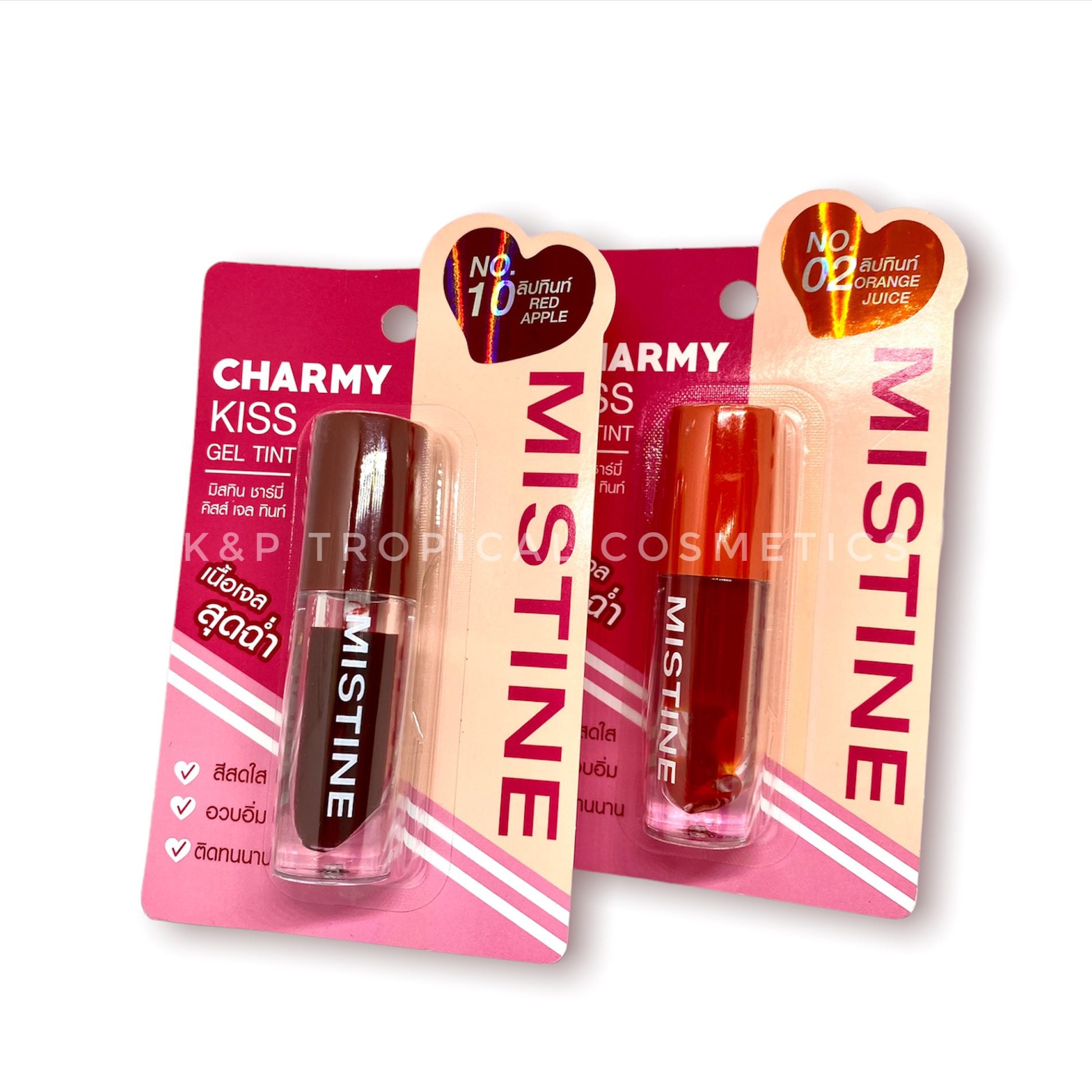 Mistine Charmy Kiss Gel Tint 2,8 g., Гелевый тинт для губ "Очаровательный поцелуй" 2,8 гр.