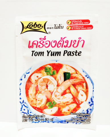 Lobo Tom Yum Paste 30 g., Паста для приготовления тайского супа Том Ям 30 гр.