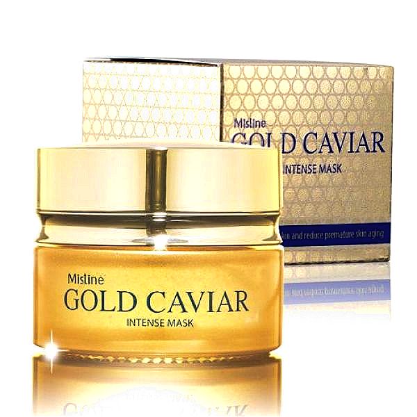 Mistine Gold Caviar Intense Mask 30 g., Ночная маска для лица с биозолотом и икрой 30 гр.