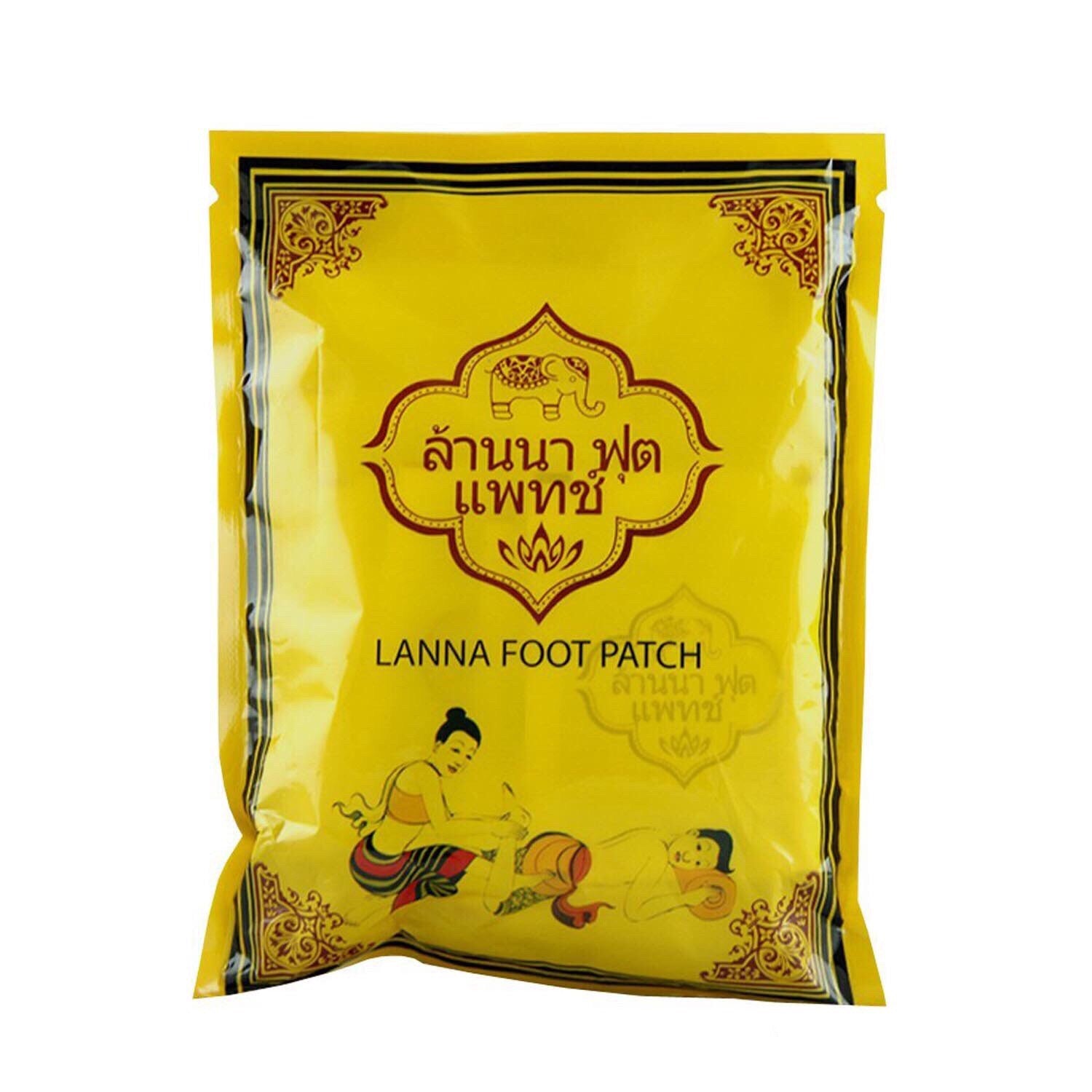 LANNA Detox Foot Patch 10 pcs., Детокс-пластырь для ступней 10 шт.