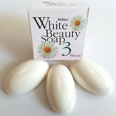 Mistine White Beauty Soap 70 g.*3 pcs., Мыло "White Beauty" с отбеливающим эффектом 70 гр.*3 шт.