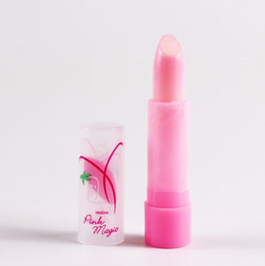 Mistine Pink Magic Strawberry Lipstick 3,7 g., Бальзам-помада для губ "Клубника" с проявляющимся розовым оттенком 3,7 гр.