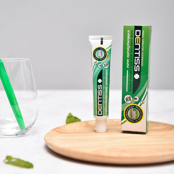 Mistine Dentiss Herbal Extracted Toothpaste promo sample 5 g., Зубная паста на основе травяных экстрактов тестер  5 гр.