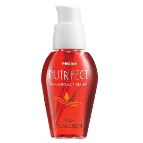 Mistine Nutrifect Damaged-Hair Serum plus Sunscreen 30 ml., Несмываемая сыворотка для ухода за поврежденными волосами "Натуральный эффект" 30 мл.