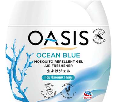 OASIS Mosquito Repellent Gel Air Freshener 180 g., Гелевый освежитель воздуха и защита от комаров 180 гр.