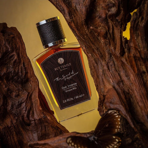 Butterfly Thai Oud Incense Perfume 60 ml., Духи "Благовония из удового дерева" 60 мл.