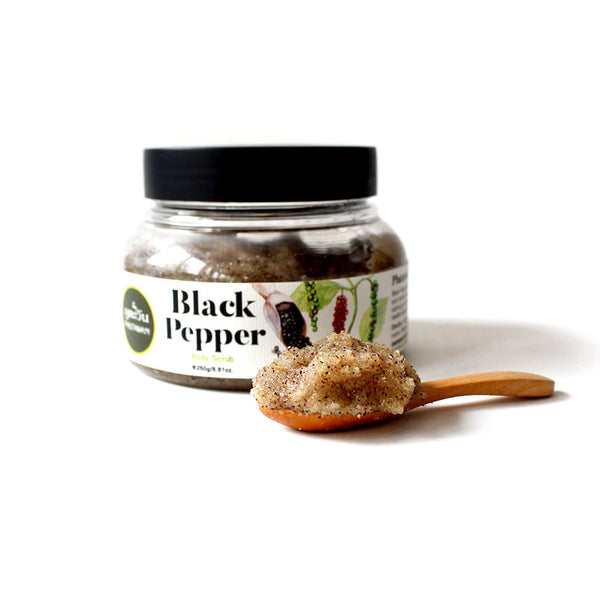 Phutawan Black Pepper Body Scrub 250 g., Скраб для тела "Черный перец" антицеллюлитный 250 гр.