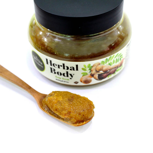 Phutawan Thai Herbal (Turmeric) Body Soap Scrub 250 g., Скраб для тела "Травяной" 250 гр.