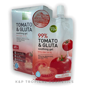 Karmart Baby Bright Tomato & Gluta Soothing Gel 50 g.*3 pcs., Питательный гель с томатом и глутатионом 50 гр.*3 шт.