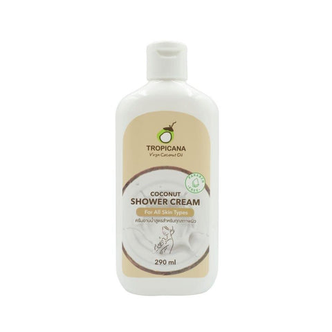 Tropicana Coconut Shower Cream 290 ml., Кокосовый крем для душа без парабенов 290 мл.