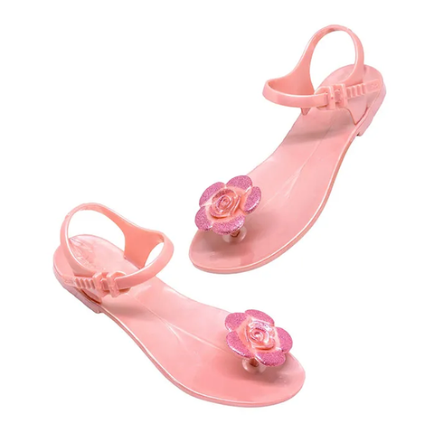 ZHOELALA FLOWER women's sandals, Сандалии женские "Цветок" Розовые ZL-CF16