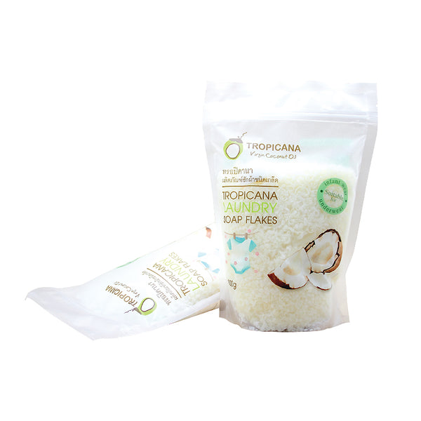 Tropicana Oil Laundry Soap Flakes for Washing Cloth and Infant Ware 500 g., Органический кокосовый порошок для деликатной стирки 500 гр.