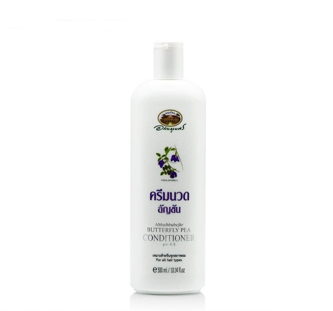 Abhai Butterfly Pea Conditioner 300 ml., Кондиционер с мотыльковым горошком от выпадения волос 300 мл.