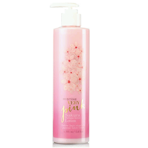Mistine Very Pink Sakura Perfume Serum Lotion 395 ml, Парфюмированный лосьон для тела с ароматом сакуры 395 мл