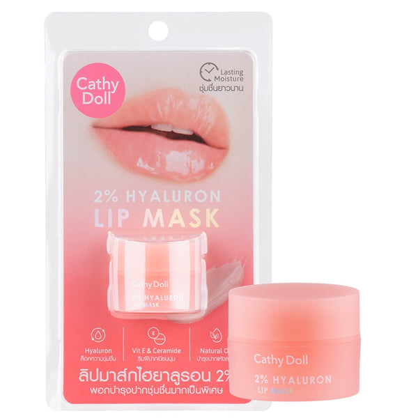 Karmart Cathy Doll 2% Hyaluron Lip Mask Peach  4.5 g., Маска для губ с 2%-й гиалуроновой кислотой 4.5 гр.