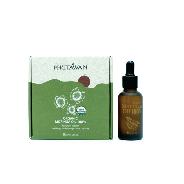 Phutawan 100% Organic Moringa Oil 5 ml., Натуральное 100% Масло Моринги 5 мл.
