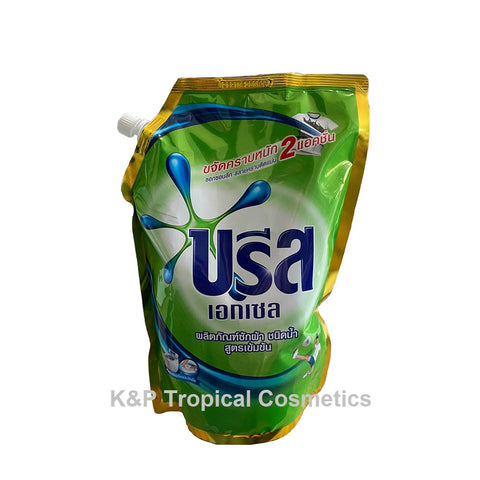 Breeze Excel Concentrate Liquid Powder 1500 ml., Тайский концентрированный бесфосфатный жидкий стиральный порошок для белых вещей 1500 мл.