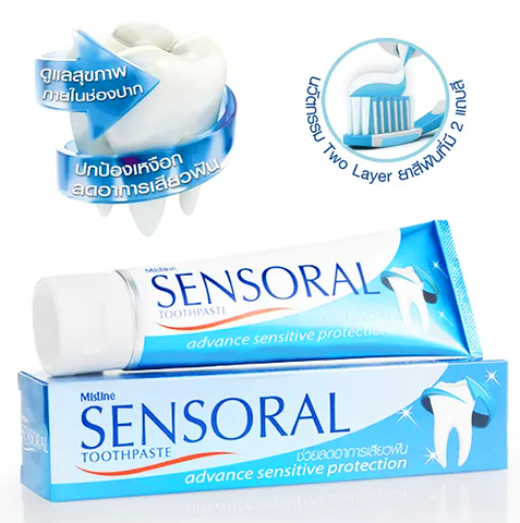 Mistine Sensoral Toothpaste 100 g., Зубная паста для чувствительных зубов 100 гр.