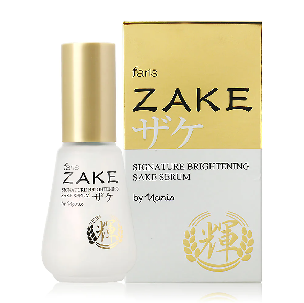 Faris Zake Signature Brightening Sake Serum 45 ml., Сыворотка для сияния кожи и сужения пор 45 мл.