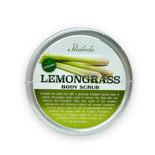 Praileela Lemongrass Body Scrub 250 g., Органический скраб для тела "Лемонграсс" 250 гр.