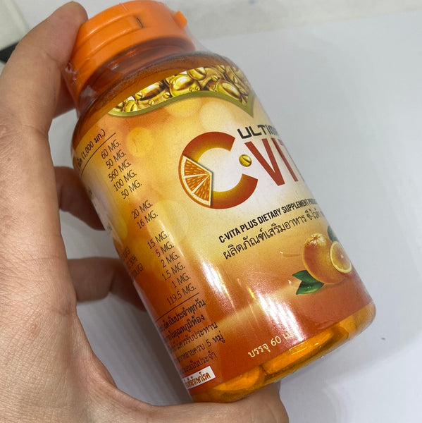 Ultimate C-Vita Plus Dietary Supplement Product 60 caps., Пищевая добавка Ultimate Brand с витамином С 60 капс.