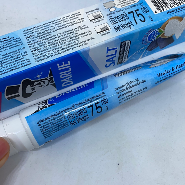 Darlie Salt Charcoal Whitening Toothpaste 75 g., Зубная паста Бамбуковый уголь и минеральная соль 75 гр.