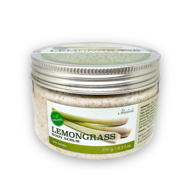 Praileela Lemongrass Body Scrub 250 g., Органический скраб для тела "Лемонграсс" 250 гр.