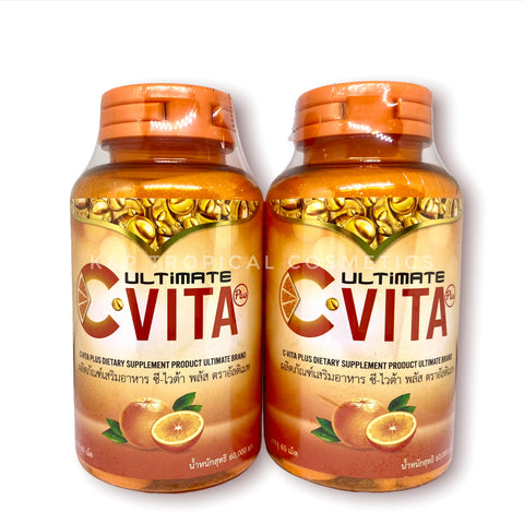 Ultimate C-Vita Plus Dietary Supplement Product set 2 pcs*60 caps., Пищевая добавка Ultimate Brand с витамином С Набор 2 шт по 60 капс.