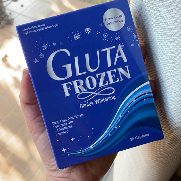 Gluta Frozen Genius Whitening Nano Licap Technology 30 сaps., Пищевая добавка на основе глутатиона для сияния и красоты кожи 30 капс.