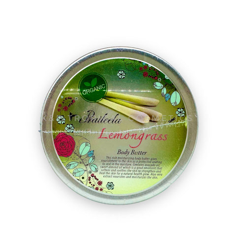 Praileela Lemongrass Body Butter 250 g., Органический баттер для тела "Лемонграсс" 250 гр.