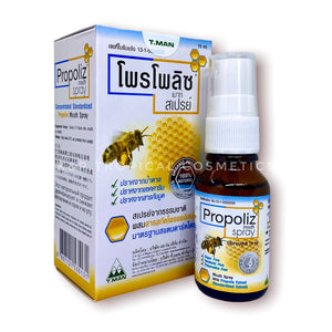 T.Man Pharma Propoliz Mouth Spray 15 ml., Тайский спрей от боли в горле с прополисом 15 мл.