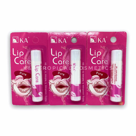 Ka Lip balm Pure Care Set 3 pcs.*3,5 g., Бальзам для губ Питательный "Бережная забота" Набор 3 шт. по3,5 гр.