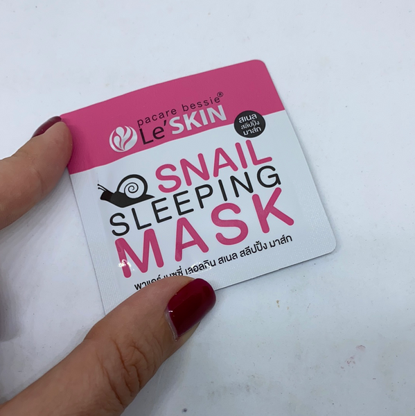 Le'SKIN Snail Sleeping Mask (promo version)  2 ml., Ночная маска для лица с улиткой (промо версия) 2 мл.