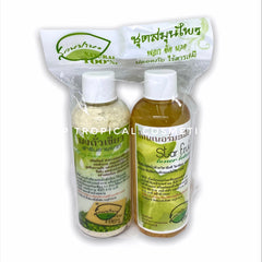 Suanpana Set: Star Fruit Toner Lotion 100 ml + Mask and Scrub mung beans 60  g., Набор: тоник для лица с коромболлой, 100 мл + маска-скраб из бобов мунг (маш), 60 гр.