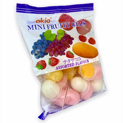 Okio Mini Fruity Gels Assorted Flavour 270 g., Фруктовое мини-желе "Микс вкусов" 270 гр.