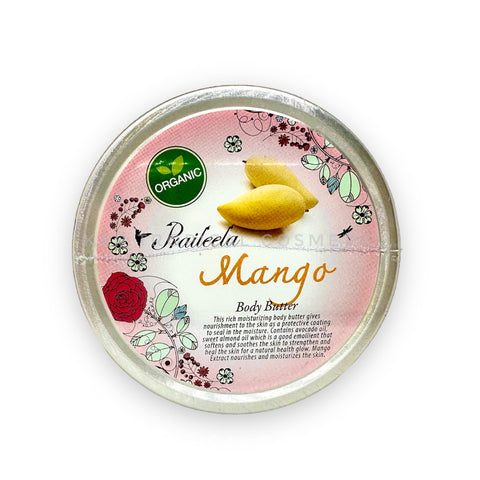 Praileela Mango Body Butter 250 g., Органический баттер для тела "Манго" 250 гр.