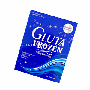 Gluta Frozen Genius Whitening Nano Licap Technology 30 сaps., Пищевая добавка на основе глутатиона для сияния и красоты кожи 30 капс.